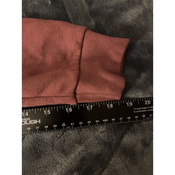 PINK Victoria Secret Large Mauve Matching Set Zip Up Hoodie And Bike Yoga Shorts - Picture 15 of 15